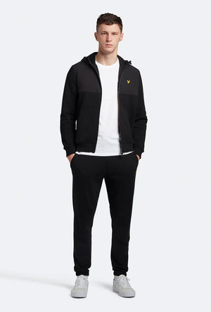 LYLE AND SCOTT SOFTSHELL JERSEY ZIP HOODIE