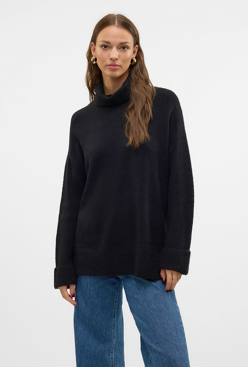 VERO MODA JUPITER LS HIGHNECK PULLOVER