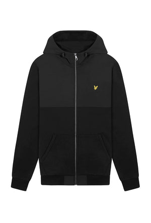 LYLE AND SCOTT SOFTSHELL JERSEY ZIP HOODIE