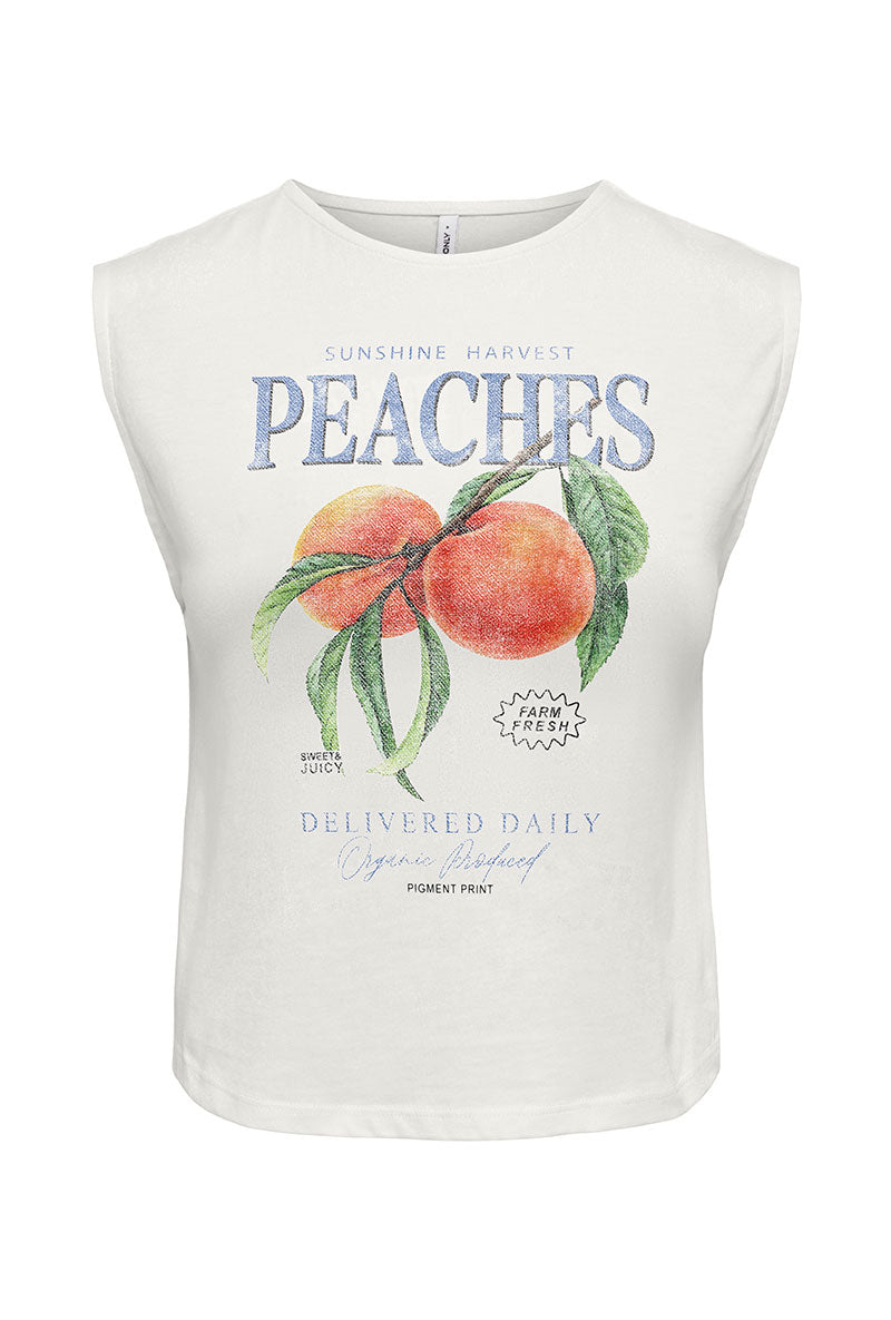 Front image of Anica s/l tank top in mul1, by brand Only