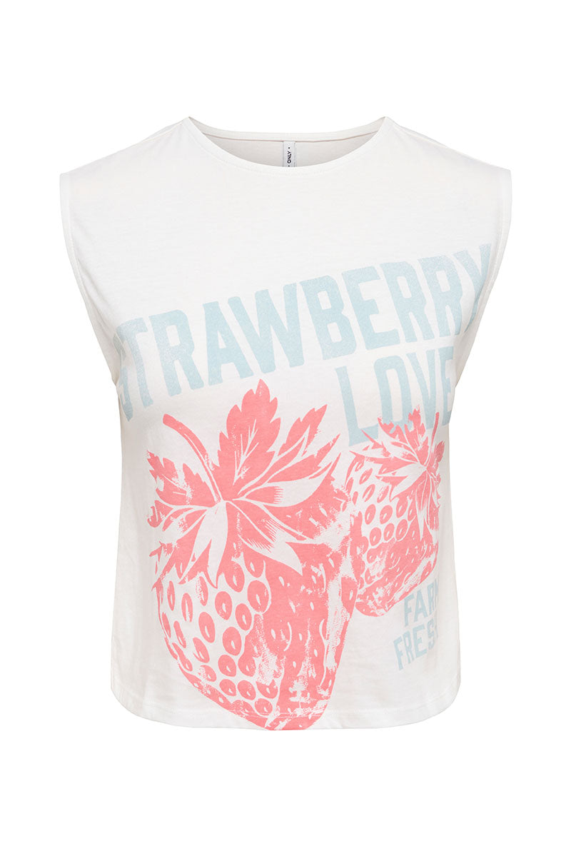 Front image of Anica s/l tank top in mul3, by brand Only