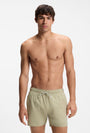 Image of BOSS ICONIC SWIMSHORTS in beige, by brand BOSS