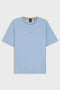 Front image of Boss tchup t in light blue, by brand Boss