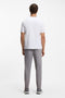 Back image of a model wearing the Boss tee 5 t in white, by brand Boss