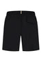 Back image of the Boss tio swimshorts in black, by brand Boss