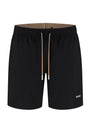 Image of BOSS TIO SWIMSHORTS in black, by brand BOSS