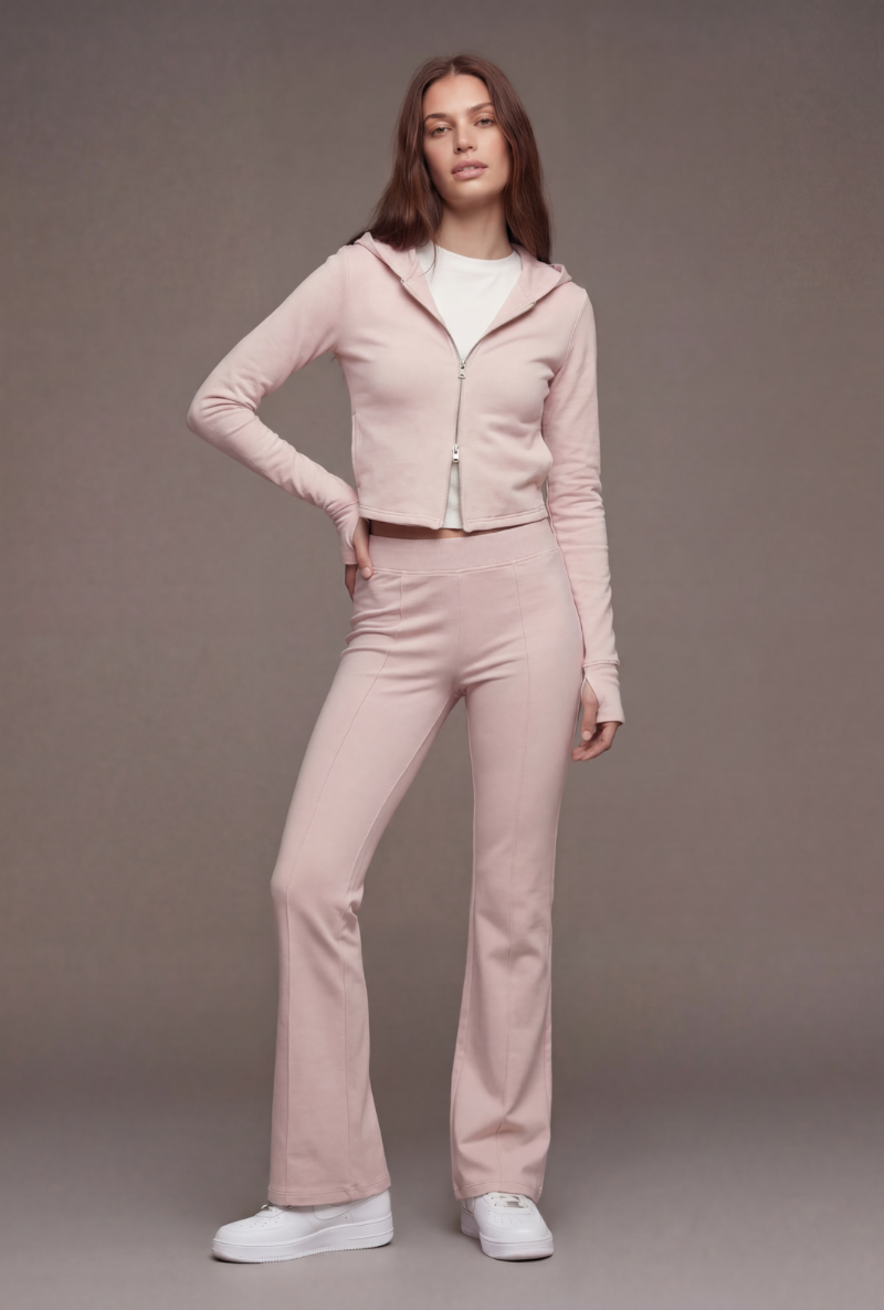 Front image of Deepstar kayla pants in pink, by brand Deep star