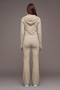 Back image of the Deepstar kayla pants in taupe, by brand Deep star