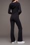 Back image of the Deepstar kayla zip jacket in black, by brand Deep star