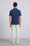 Back image of a mode of the Deep leroy polo in navy, by brand Deep