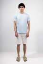 Image of DEEP NEW WAVE COTTON SHORTS in off white, by brand DEEP