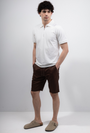 Image of DEEP PREMIUM POLO in white, by brand DEEP