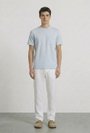 Image of DEEP RONAN ROUND NECK TSHIRT in light blue, by brand DEEP