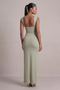 Back image of the Deepstar alexis maxi dress in mint, by brand Deep star