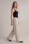 Front image of the Deepstar amara linen trousers in stone, by brand Deep star
