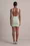 Back image of the Deepstar francis mini dress in mint, by brand Deep star
