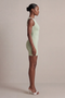 Front image of the Deepstar francis mini dress in mint, by brand Deep star