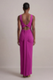 Back image of the Deepstar leslie maxi dress in fuschia, by brand Deep star