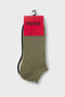 Pack image of the Hugo 6 pk socks in multi, by brand Hugo