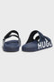 Back image of the Hugo evander sandal in navy, by brand Hugo