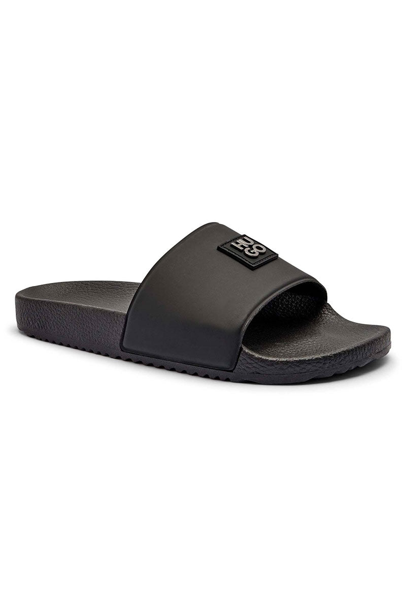 Side image of Hugo timein slider in black, by brand Hugo