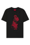 Front image of the Dikerd t in black, by brand Hugo
