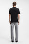 Back image of a model wearing the Dostino t in black, by brand Hugo