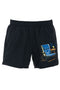 Front image of Mavi swimshorts in black, by brand Hugo
