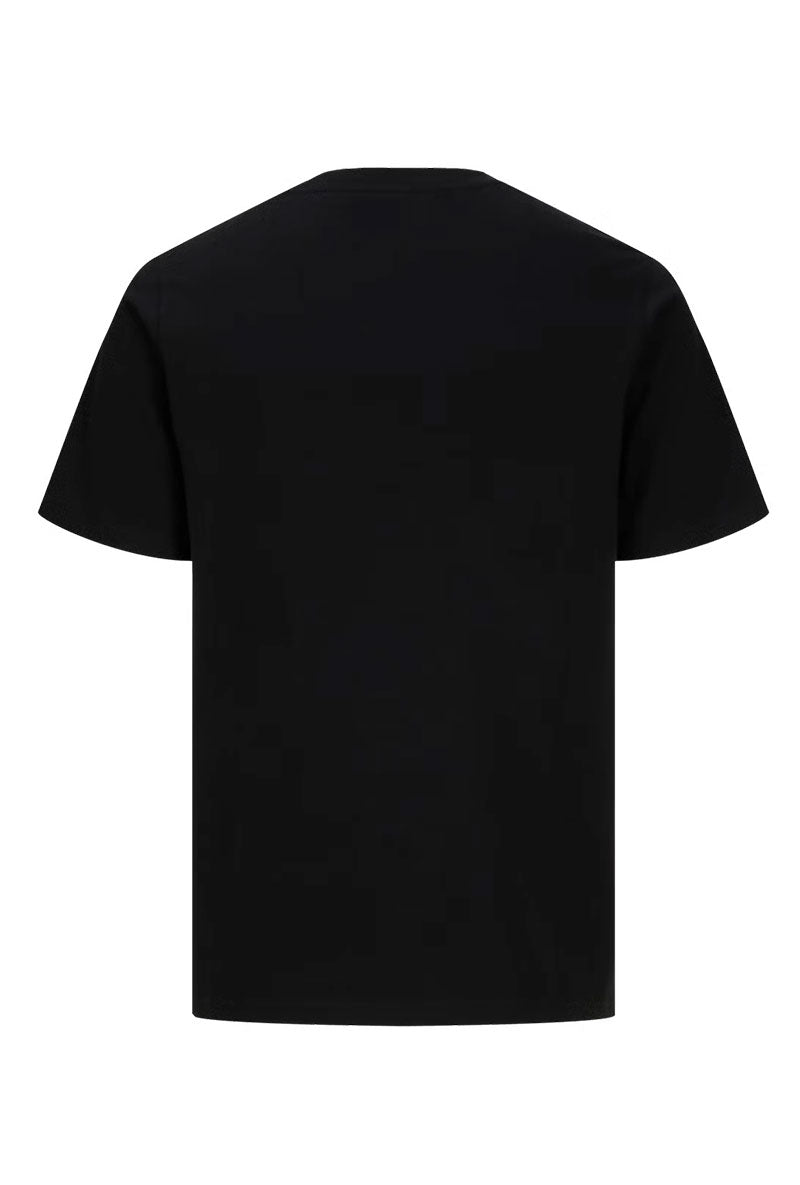 Back image of Breeze branded ss tee in black, by brand Jack&jones