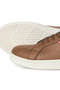 Front image of the Jack and jones hastings pu sneaker in brown, by brand Jack&jones