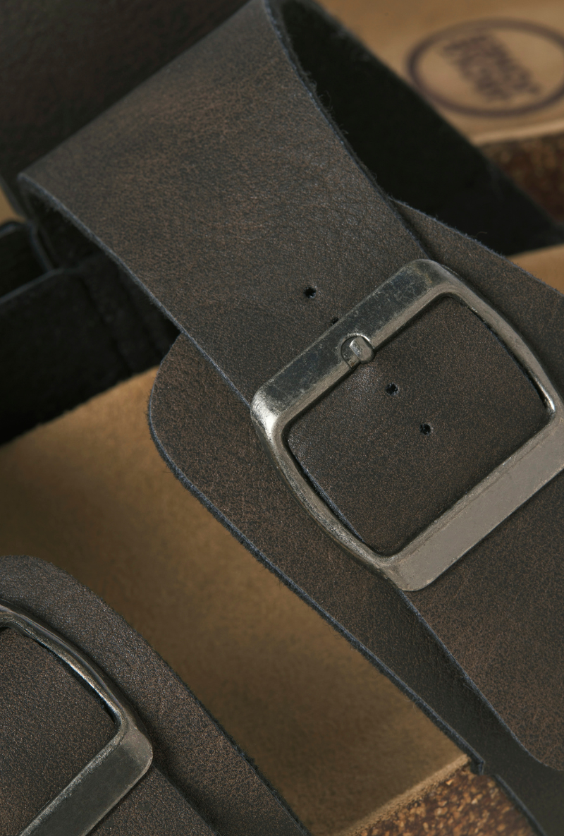 Front image of Malmo sandal in brown, by brand Jack&jones