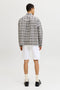Back image of a model wearing the Rick original shorts in white, by brand Jack&jones