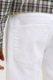 Back detail image of the Rick original shorts in white, by brand Jack&jones