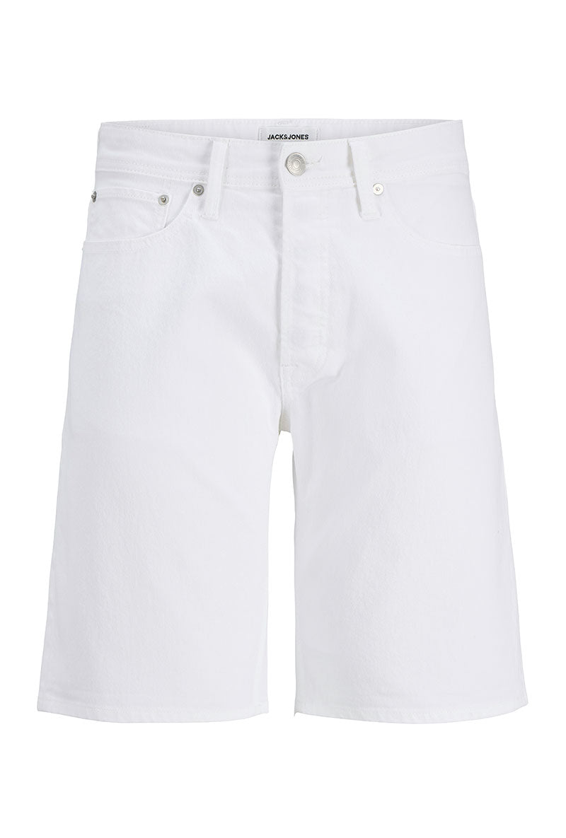 Front image of Rick original shorts in white, by brand Jack&jones