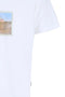 Front detail image of the Montauk photo ss tee in white, by brand Jack&jones
