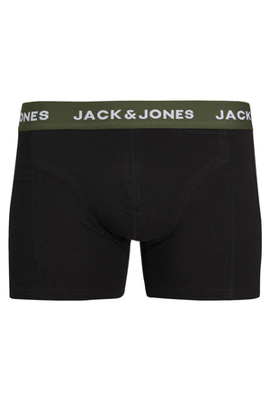 JACK AND JONES CARON SOLID 3 PK TRUNKS