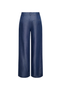 Back image of the Jasper high waist wide pants in dark denim, by brand Jacqueline de yong