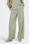 Front image of the Caya linen midwaist pants in khaki, by brand Jacqueline de yong