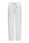 Front image of Caya linen midwaist pants in white, by brand Jacqueline de yong
