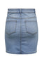 Back image of the Jdu moon hw denim skirt in denim, by brand Jacqueline de yong