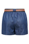 Back image of the Kai hw shorts in denim, by brand Jacqueline de yong