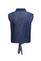 Bsck image of the Kai s/l shirt in denim, by brand Jacqueline de yong