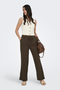 Front image of Jdy milan linen sleeveless waistcoat in oat, by brand Jacqueline de yong