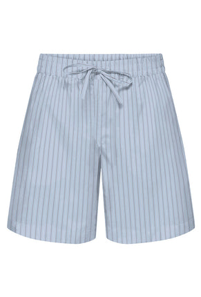 Front image of Mio mw shorts in blue, by brand Jacqueline de yong