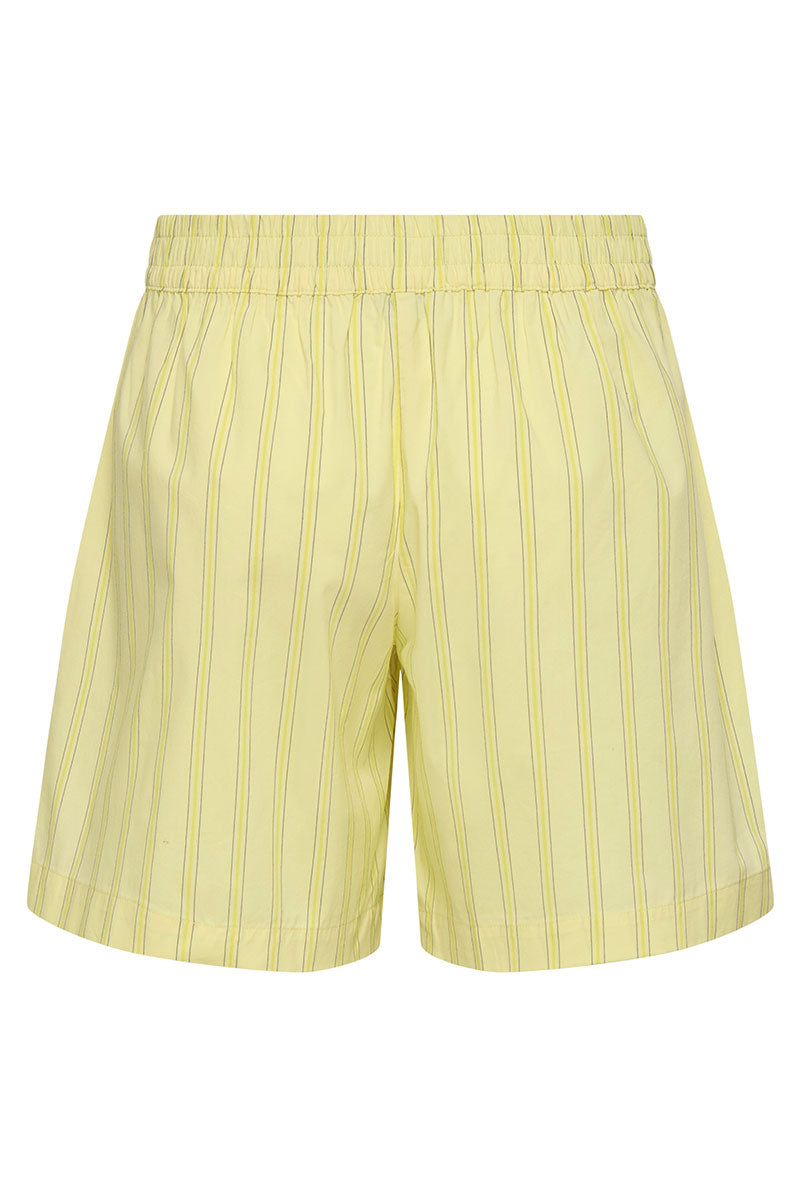 Back image of Mio mw shorts in yellow, by brand Jacqueline de yong