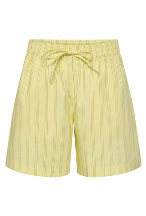Front image of Mio mw shorts in yellow, by brand Jacqueline de yong