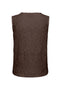 Back image of the Nulle life s/l button top in brown, by brand Jacqueline de yong
