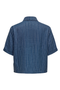 Back image of the Power shortsleeve shirt in navy, by brand Jacqueline de yong