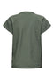Back image of the Jdy pepper s/s top in olive, by brand Jacqueline de yong