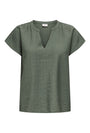 Image of JDY PEPPER S/S TOP in olive, by brand JACQUELINE DE YONG